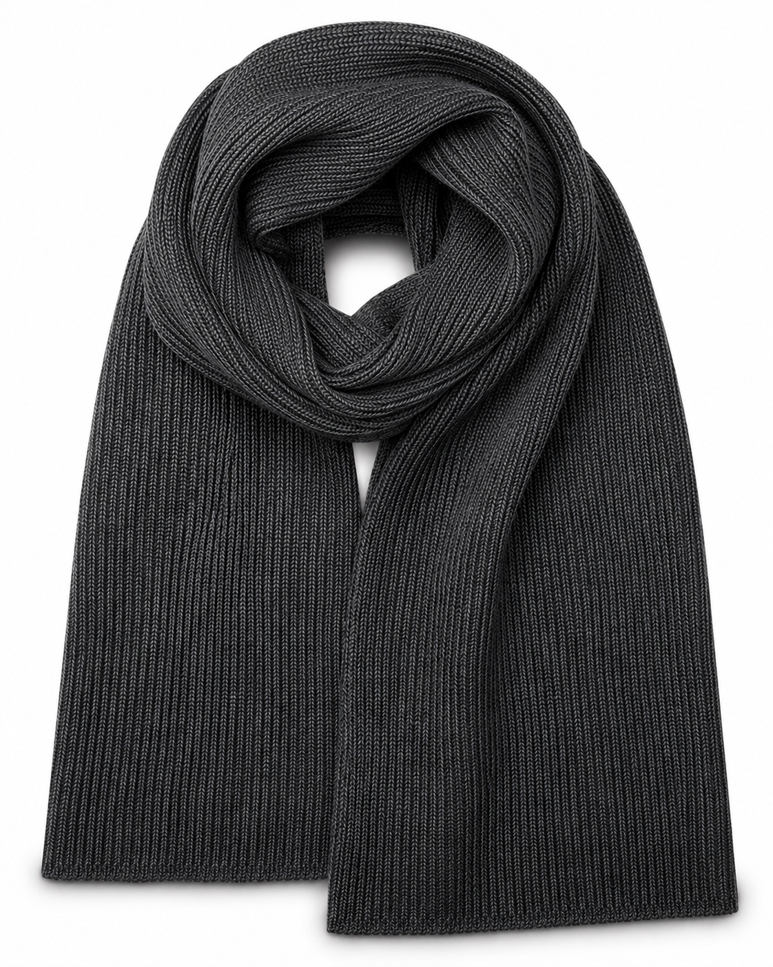 Szalik wełniany 100% Merino Wellna Glacier Męski Szary Wełna Premium