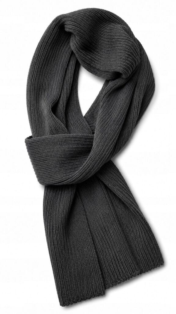 Zestaw Czapka Szalik z wełny 100% Merino Wellna Glacier Męski Szary Premium